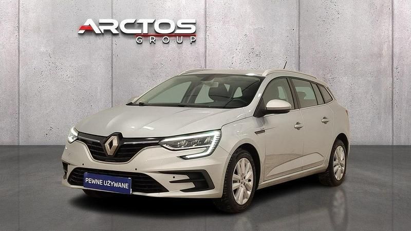 Srebrny (metalik) Używany 2021 Renault Mégane GrandTour Kombi | 58 700 zł (Uczciwa cena) - Obraz 1/4