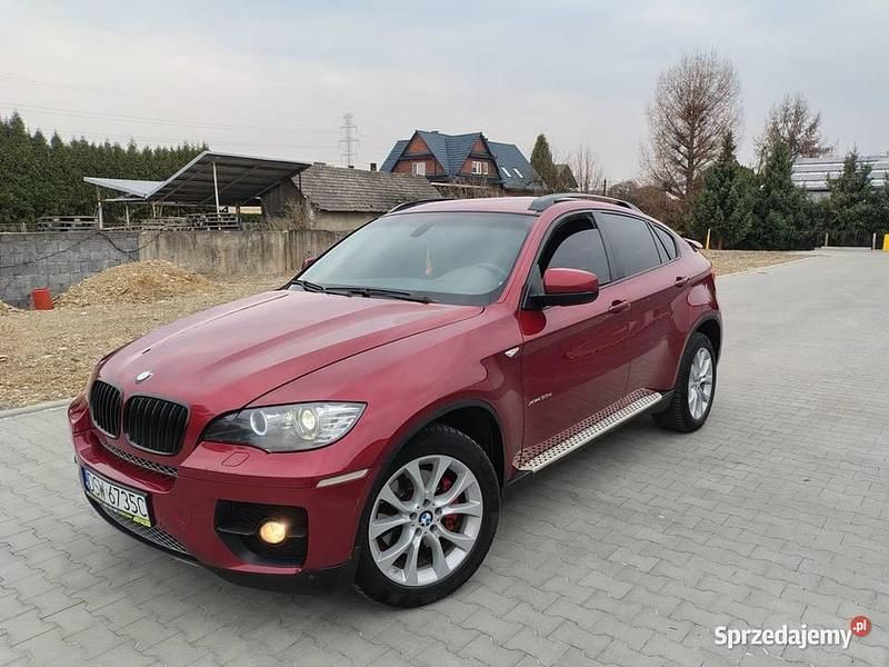 Wiśniowy Używany 2009 BMW X6 SUV | 59 999 zł (Uczciwa cena) - Obraz 1/4