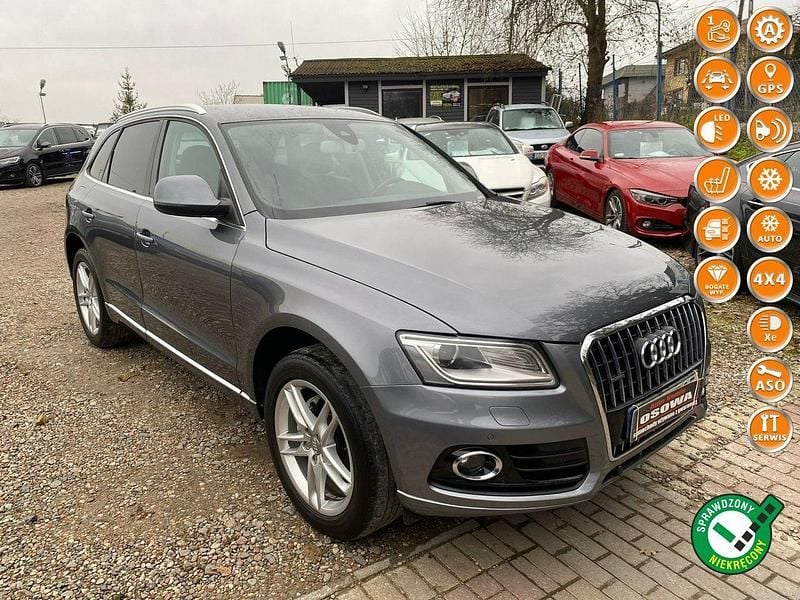 Szary Używany 2012 Audi Q5 SUV | 64 999 zł (Dobra cena) - Obraz 1/4