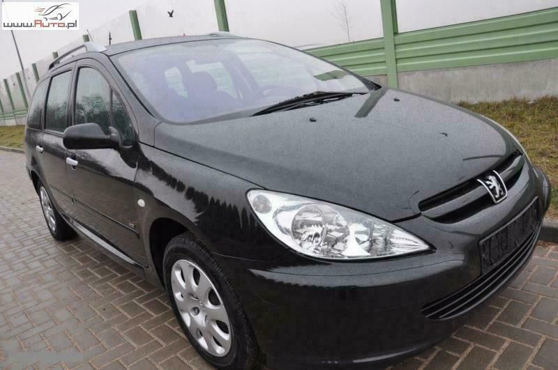 Czarny (metalik) Używany 2004 Peugeot 307 Kombi | 11 900 zł (Drogi) - Obraz 1/4