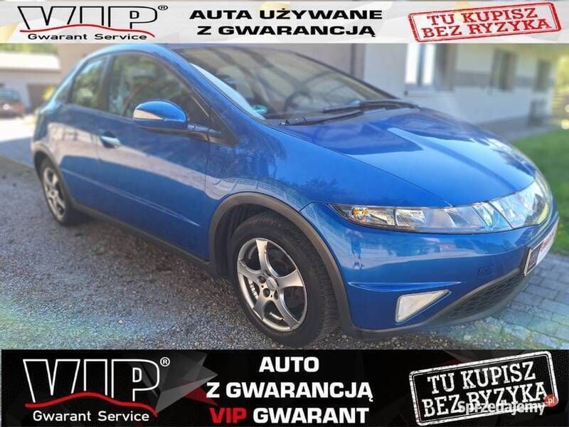 Niebieski Używany 2007 Honda Civic Comfort Hatchback | 17 800 zł (Uczciwa cena) - Obraz 1/4