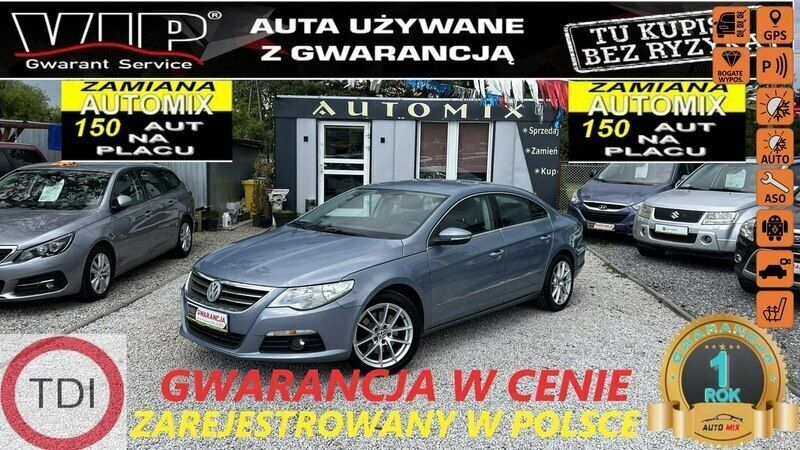 Niebieski Używany 2008 VW CC Sedan/Limuzyna | 27 900 zł (Uczciwa cena) - Obraz 1/2