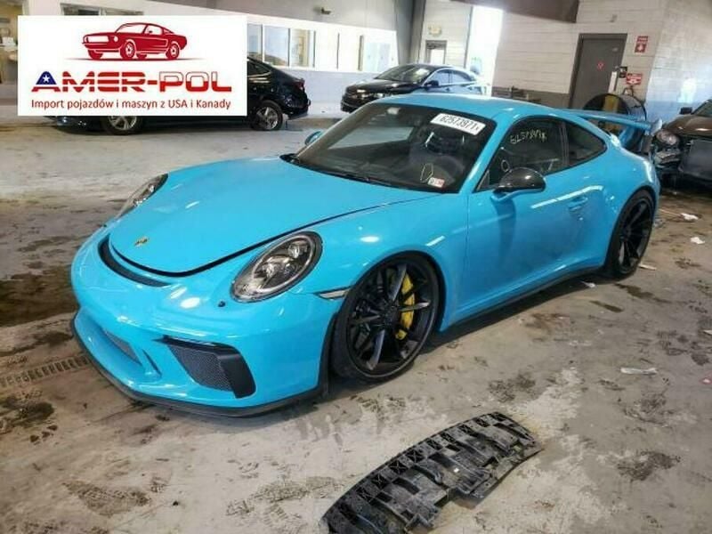 Używany Porsche 911 GT3 2018 Niebieski Coupe