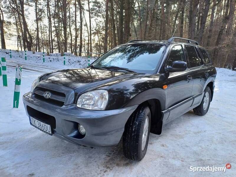 Czarny Używany 2005 Hyundai Santa Fe SUV | 9900 zł - Obraz 1/4