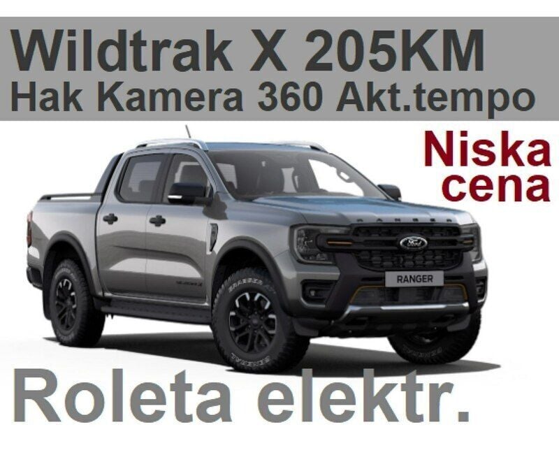 Nowe Ford Ranger Wildtrack 205 KM (150 kW) 2025 Szary Pickup