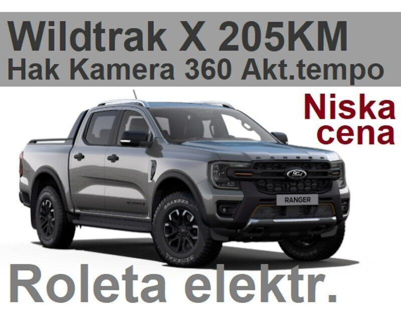 Szary Nowe 2025 Ford Ranger Wildtrack Pickup | 229 395 zł (Uczciwa cena) - Obraz 1/4