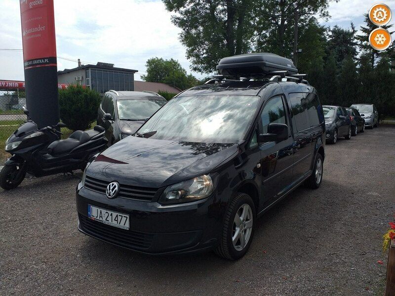 Czerwony (metalik) Używany 2014 VW Caddy Minivan | 39 900 zł (Uczciwa cena) - Obraz 1/4