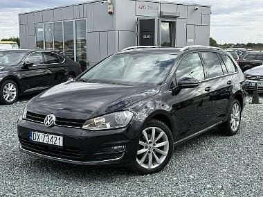 Czarny Używany 2014 VW Golf VII Highline Kombi | 37 900 zł - Obraz 1/4