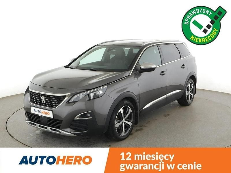 Szary Używany 2018 Peugeot 5008 Minivan | 88 200 zł (Drogi) - Obraz 1/3