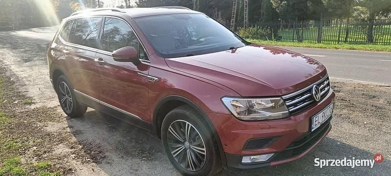 Czerwony Używany 2018 VW Tiguan Allspace SUV | 91 700 zł (Uczciwa cena) - Obraz 1/4