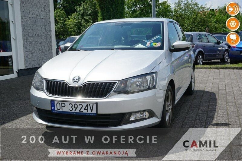 Srebrny (metalik) Używany 2018 Skoda Fabia Hatchback | 36 000 zł (Uczciwa cena) - Obraz 1/3
