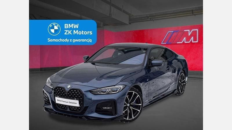 Niebieski arctic race metalizowany Używany 2020 BMW 420 Shadowline Coupe | 149 900 zł (Uczciwa cena) - Obraz 1/3
