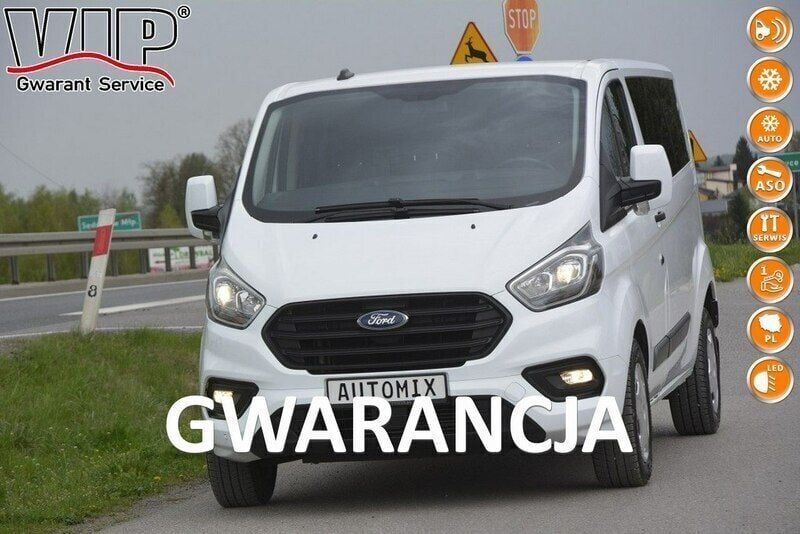 Biały Używany 2020 Ford Transit Custom Minivan | 84 800 zł (Dobra cena) - Obraz 1/4