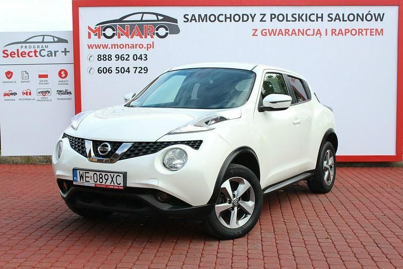 Biały Używany 2019 Nissan Juke Acenta SUV | 57 900 zł (Uczciwa cena) - Obraz 1/4