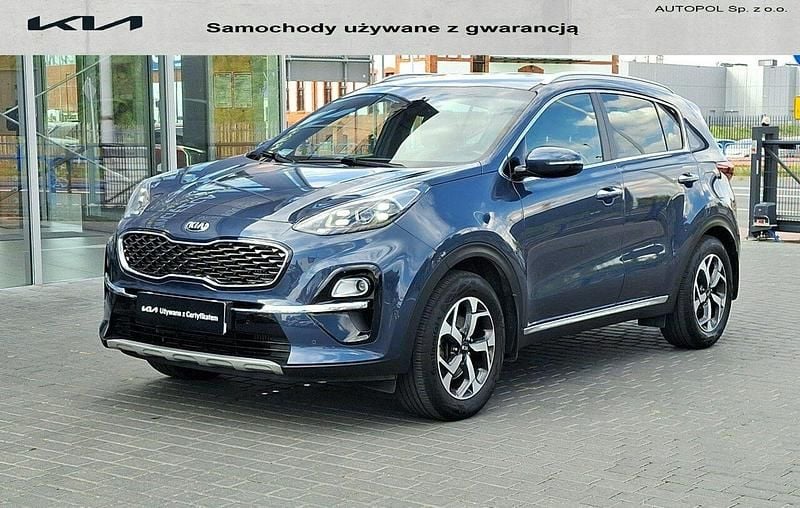 Niebieski Używany 2020 Kia Sportage SUV | 84 900 zł (Uczciwa cena) - Obraz 1/4