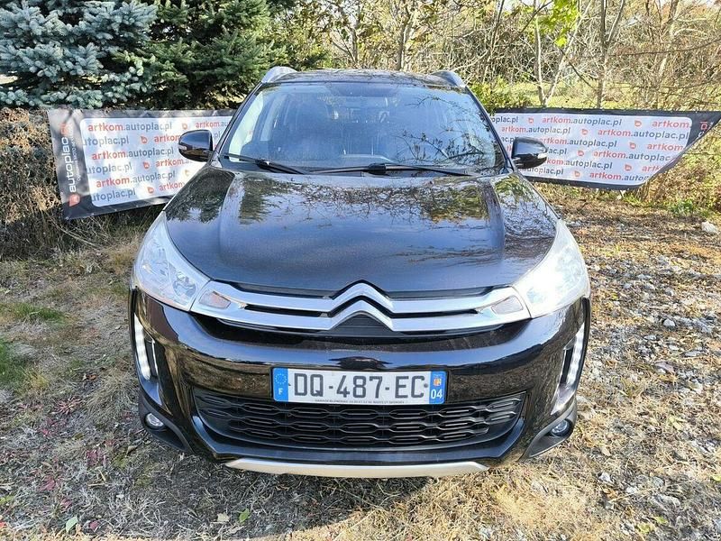 Czarny Używany 2015 Citroën C4 Aircross SUV | 35 900 zł - Obraz 1/4