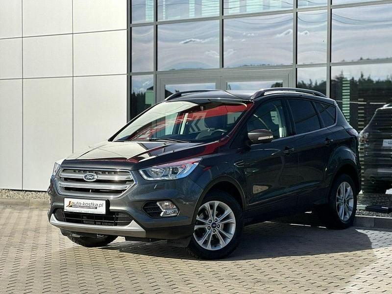 Szary Używany 2017 Ford Kuga SUV | 58 999 zł (Uczciwa cena) - Obraz 1/4