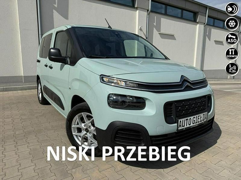 Zielony Używany 2019 Citroën Berlingo Minivan | 49 999 zł (Dobra cena) - Obraz 1/4
