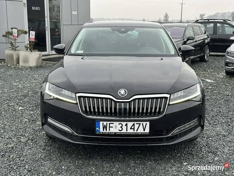 Używany Skoda Superb Style 280 KM (205 kW) 2020 Czarny Sedan/Limuzyna