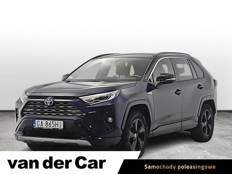 Niebieski Używany 2021 Toyota RAV4 SUV | 109 900 zł (Drogi) - Obraz 1/4