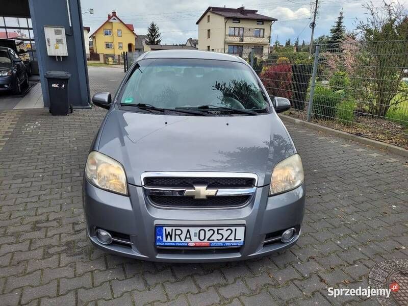 Używany Chevrolet Aveo 101 KM (74 kW) 2009 Szary Sedan/Limuzyna