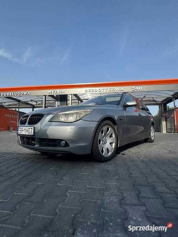 Srebrny Używany 2007 BMW 535 Sedan/Limuzyna | 27 000 zł - Obraz 1/4