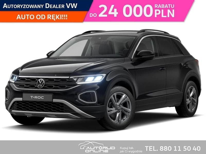 Czarny (metalik) Nowe 2025 VW T-Roc SUV | 113 200 zł - Obraz 1/4