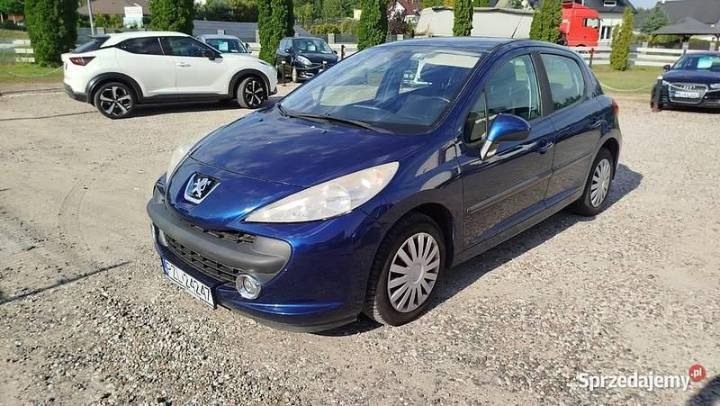 Niebieski Używany 2008 Peugeot 207 Hatchback | 8900 zł (Dobra cena) - Obraz 1/4