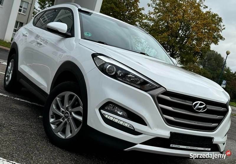 Biały Używany 2017 Hyundai Tucson SUV | 59 900 zł (Dobra cena) - Obraz 1/4