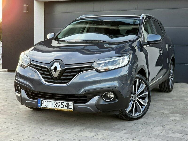 Szary Używany 2015 Renault Kadjar SUV | 44 800 zł (Uczciwa cena) - Obraz 1/4
