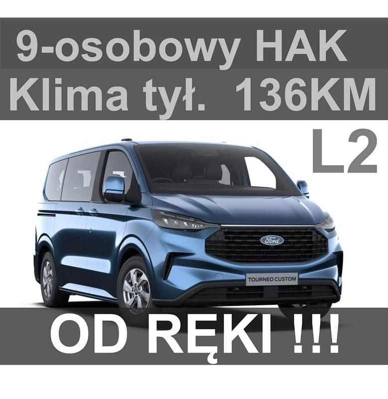 Niebieski Nowe 2025 Ford Transit Custom Trend Sedan/Limuzyna | 172 077 zł (Dobra cena) - Obraz 1/4