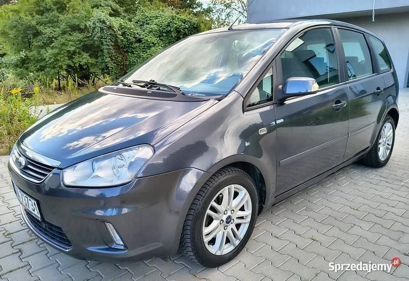 Grafitowy Używany 2009 Ford C-MAX Ghia Minivan | 6900 zł (Dobra cena) - Obraz 1/4