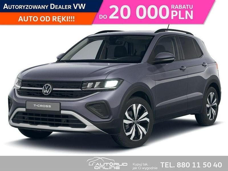Szary (metalik) Nowe 2025 VW T-Cross SUV | 91 680 zł (Super Cena) - Obraz 1/4