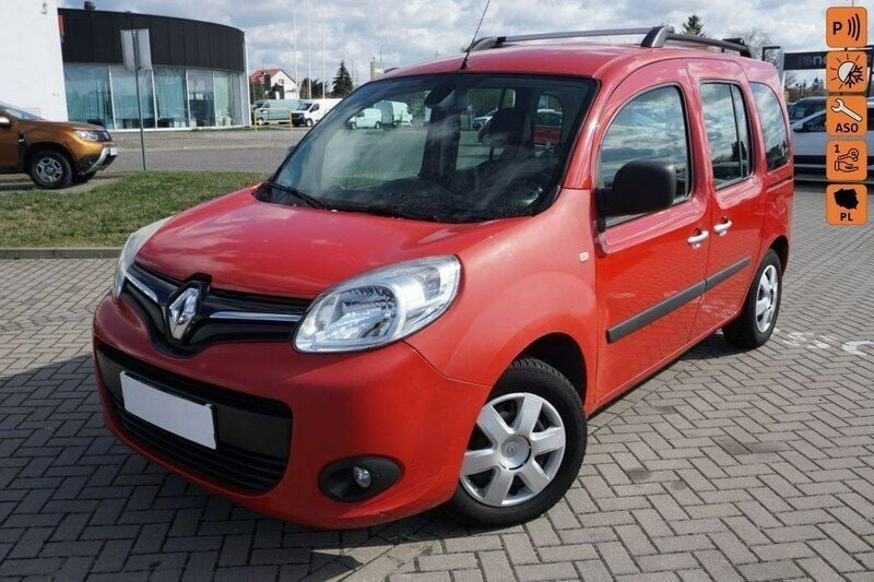 Czerwony Używany 2013 Renault Kangoo Minivan | 19 900 zł (Dobra cena) - Obraz 1/4