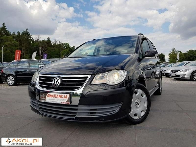 Czarny Używany 2008 VW Touran Comfortline Minivan | 25 900 zł (Drogi) - Obraz 1/1