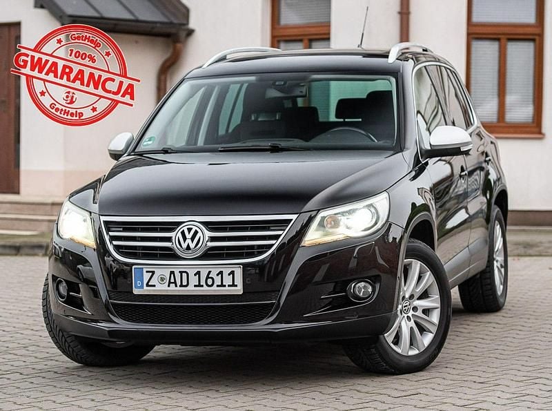 Czarny Używany 2009 VW Tiguan Highline SUV | 29 700 zł (Uczciwa cena) - Obraz 1/4