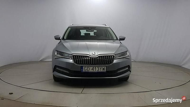 Czarny Używany 2021 Skoda Superb Ambition Kombi | 94 850 zł (Uczciwa cena) - Obraz 1/4