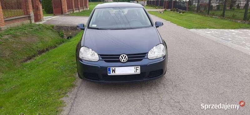 Granatowy Używany 2007 VW Golf V Hatchback | 13 400 zł (Uczciwa cena) - Obraz 1/4