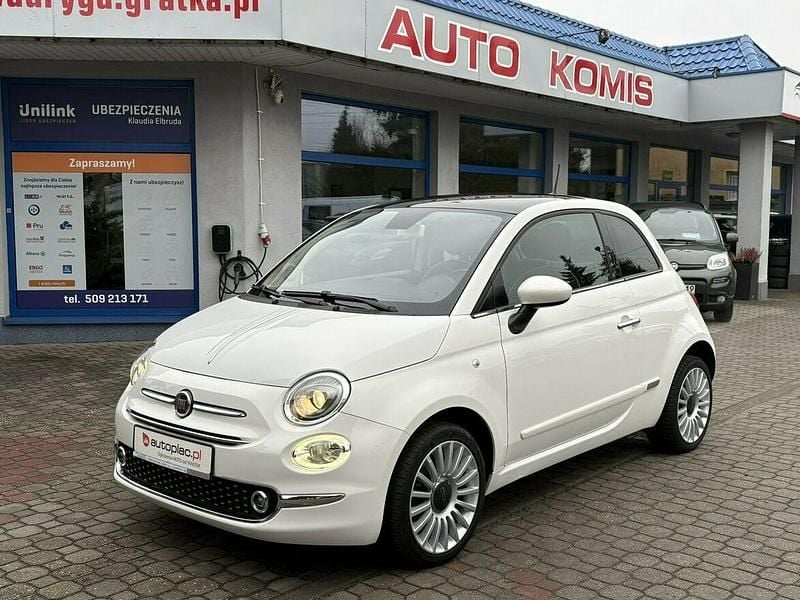 Biały Używany 2018 Fiat 500 Hatchback | 38 900 zł (Uczciwa cena) - Obraz 1/4
