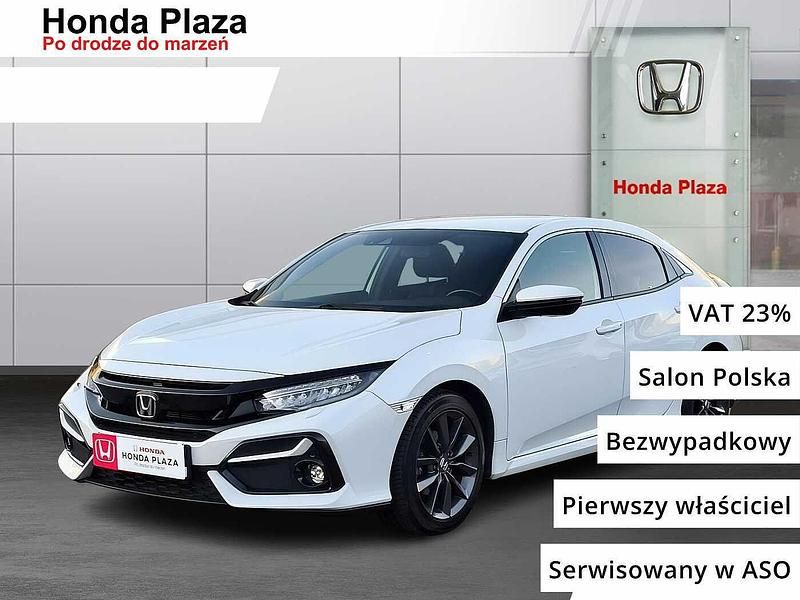 Radiant red m. Używany 2021 Honda Civic Elegance | 84 900 zł (Dość drogi) - Obraz 1/4
