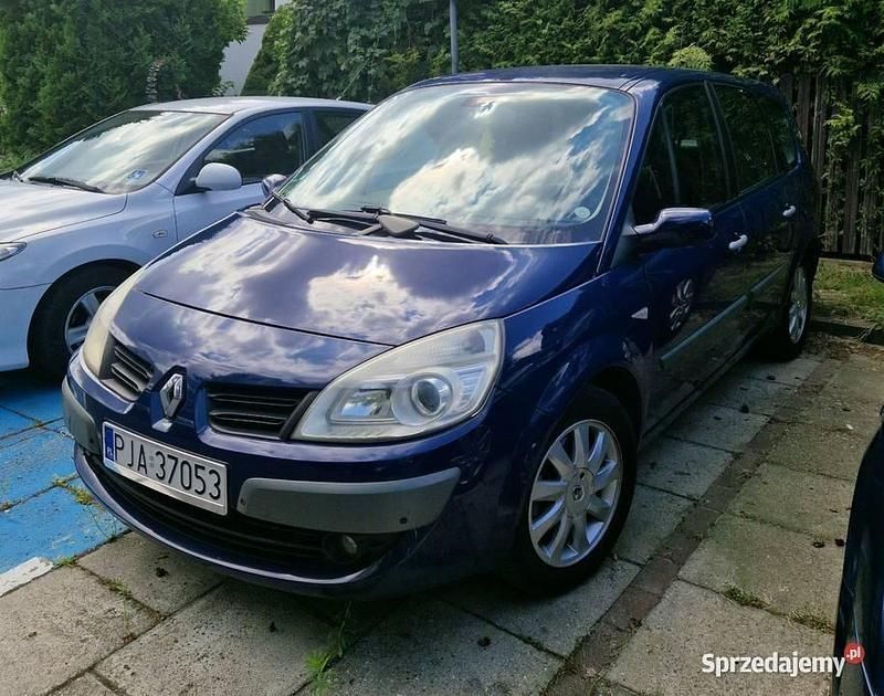 Granatowy Używany 2007 Renault Grand Scénic II Minivan | 8999 zł - Obraz 1/4