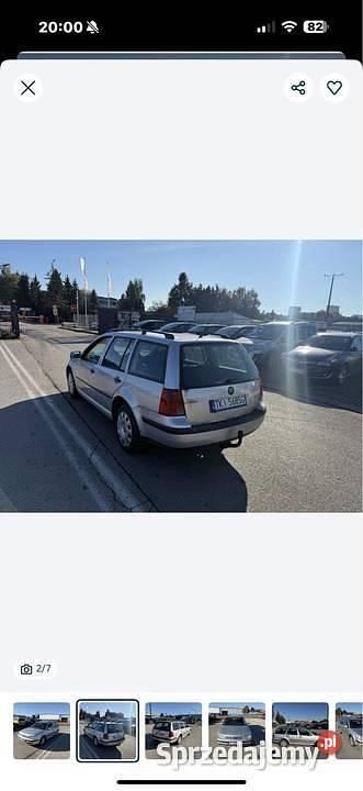 Używany VW Golf IV 2001 Srebrny Kombi