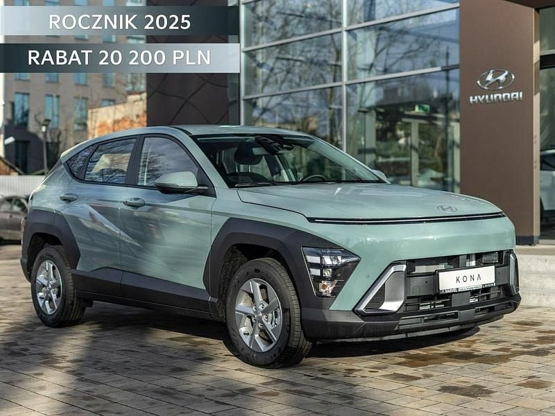 Zielony (metalik) Nowe 2025 Hyundai Kona SUV | 98 200 zł (Dobra cena) - Obraz 1/4