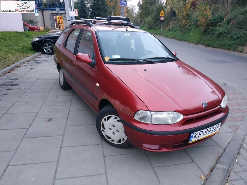Używany Fiat Palio 75 KM (55 kW) 2000 Bordowy (metalik) Sedan/Limuzyna