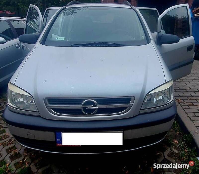 Srebrny Używany 2003 Opel Zafira Minivan | 4800 zł (Uczciwa cena) - Obraz 1/4