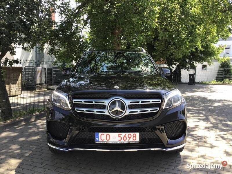Czarny Używany 2019 Mercedes GLS450 AMG SUV | 179 900 zł - Obraz 1/4