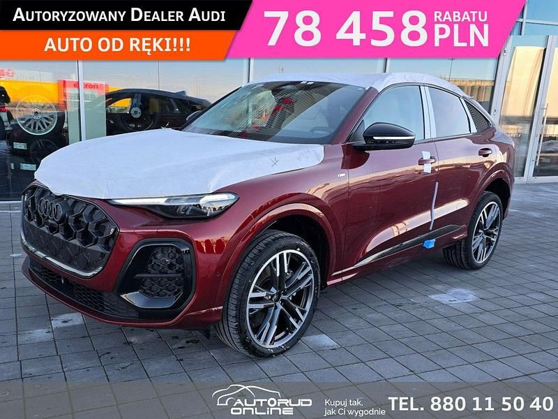 Nowe Audi Q5 Sportback 204 KM (150 kW) 2025 Czerwony (metalik) SUV