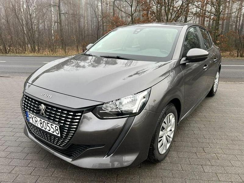 Szary Używany 2021 Peugeot 208 Hatchback | 39 500 zł (Uczciwa cena) - Obraz 1/4