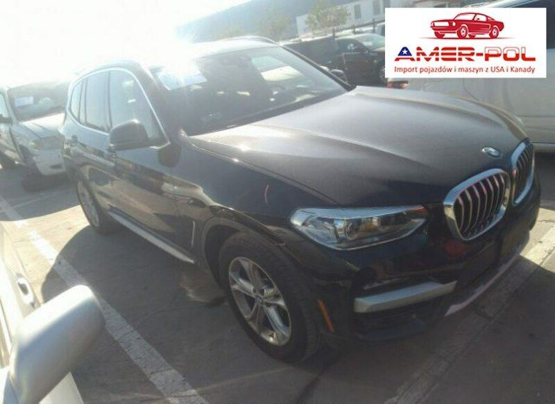 Czarny Używany 2020 BMW X3 SUV | 134 000 zł - Obraz 1/4