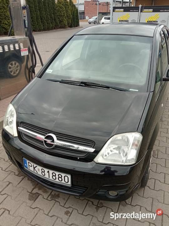 Czarny Używany 2008 Opel Meriva Minivan | 7500 zł (Uczciwa cena) - Obraz 1/4